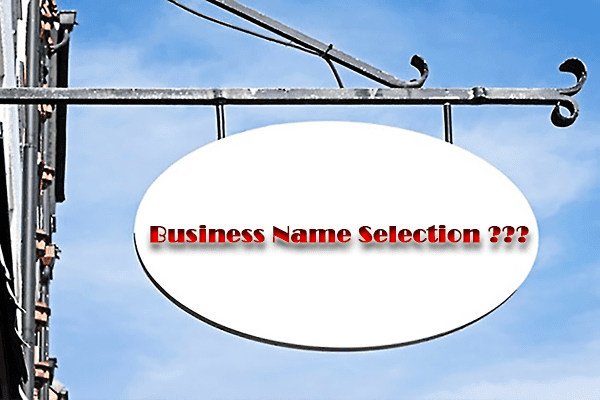 selection procedure of business names